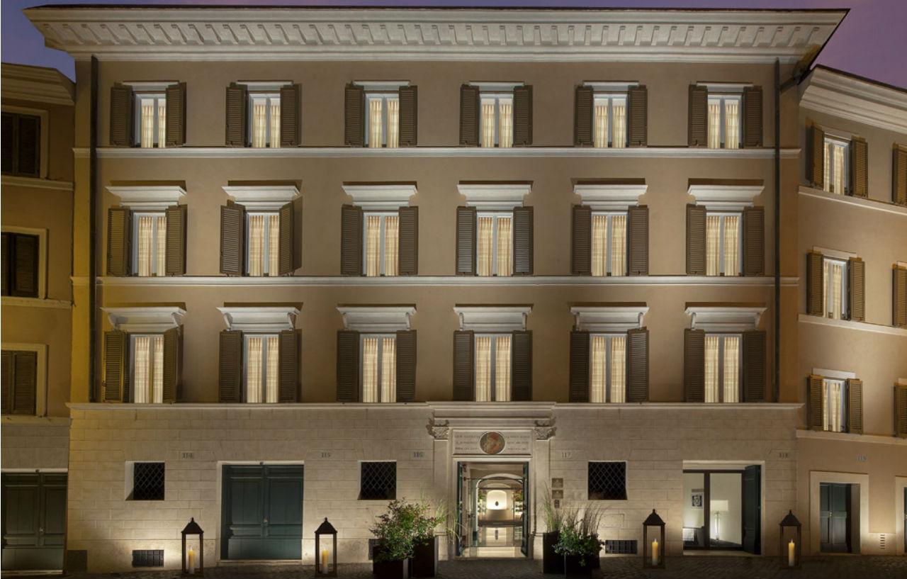Palazzo Scanderbeg Rom Exterior foto